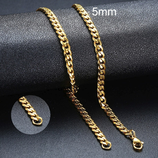 Unisex Cuban Chain Necklace